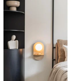 Wandlamp Tokyo - Beige - 14x20x34cm