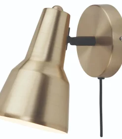 Wandlamp Valencia - Goud - 13x22x20cm