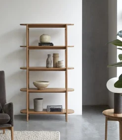 Wandrek in massief eikenhout Rozenn