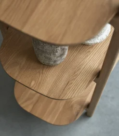 Wandrek in massief eikenhout Rozenn