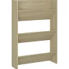 Wandschoenenkast 60x18x90 cm spaanplaat sonoma eikenkleurig