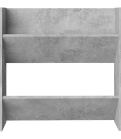 Wandschoenenkast 60x18x60 cm spaanplaat betongrijs