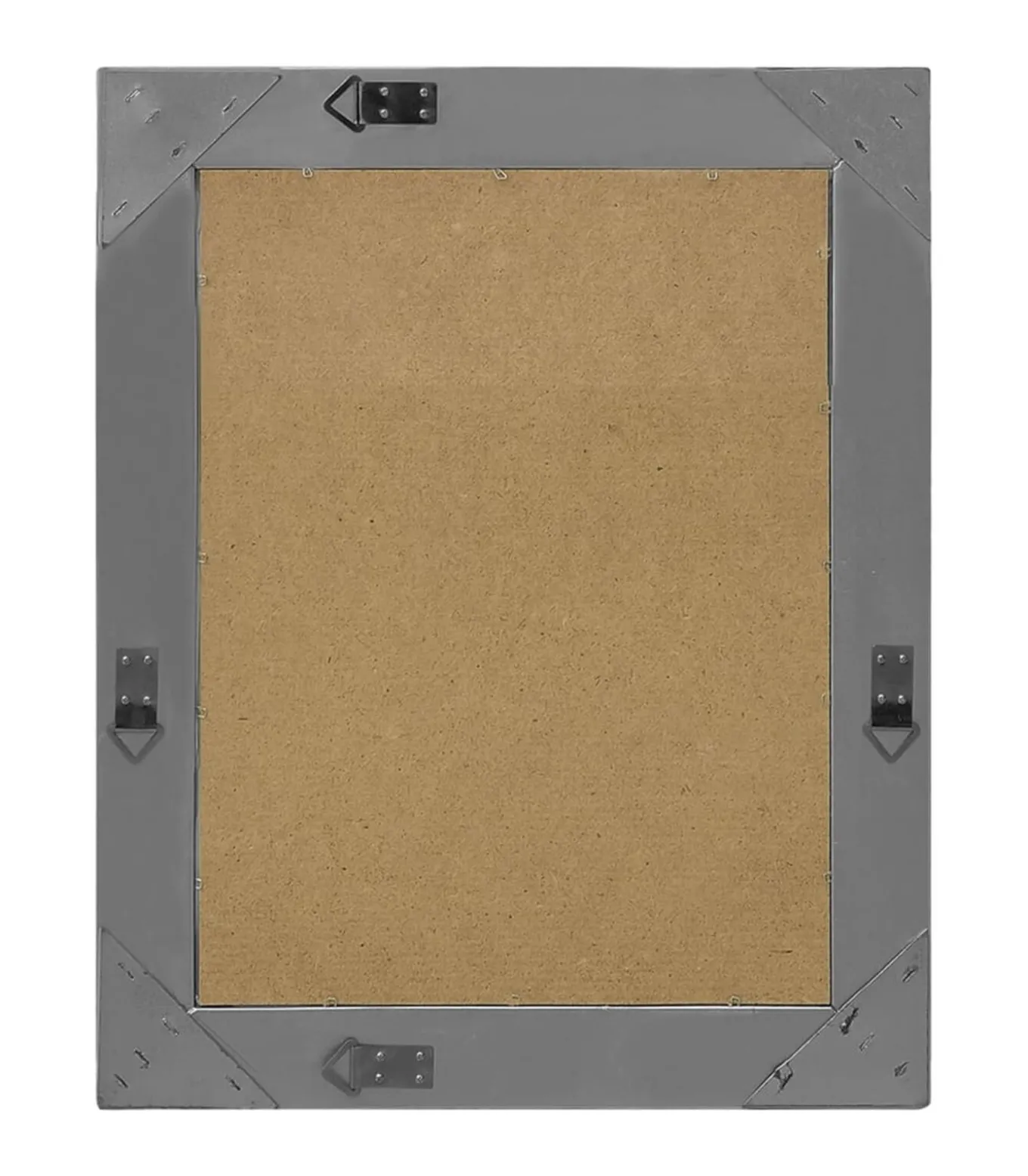 Wandspiegel barok stijl 50x60 cm zwart