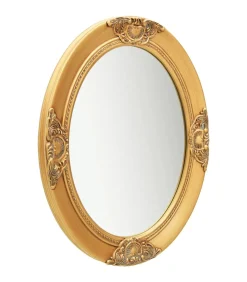 Wandspiegel barok stijl 50x60 cm goudkleurig