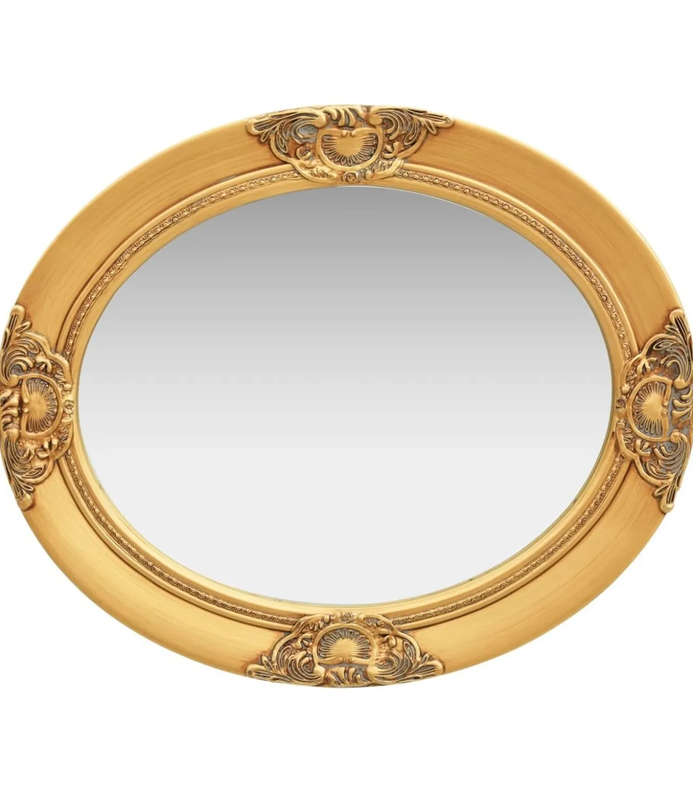 Wandspiegel barok stijl 50x60 cm goudkleurig