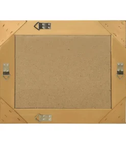 Wandspiegel barok stijl 50x40 cm goudkleurig