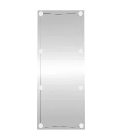 Wandspiegel met LED's rechthoekig 40x100 cm glas