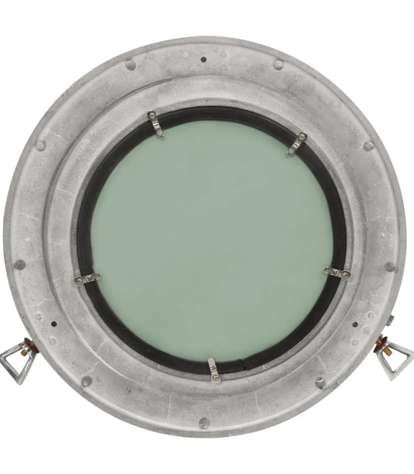 Wandspiegel patrijspoort Ø38 cmaluminium en glas