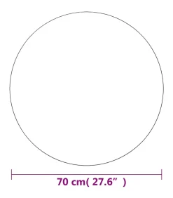 Wandspiegel rond 70 cm glas