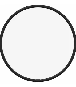 Wandspiegel rond Ø20 cm zwart