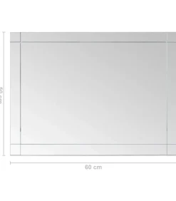 Wandspiegel 60x50 cm glas
