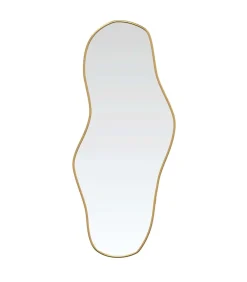 Wandspiegel 90x40 cm goudkleurig