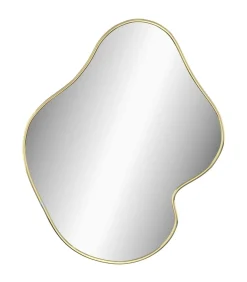 Wandspiegel 60x50 cm goudkleurig