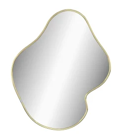 Wandspiegel 60x50 cm goudkleurig