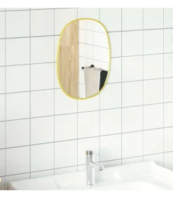 Wandspiegel 30x25 cm goudkleurig