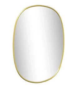 Wandspiegel 30x25 cm goudkleurig