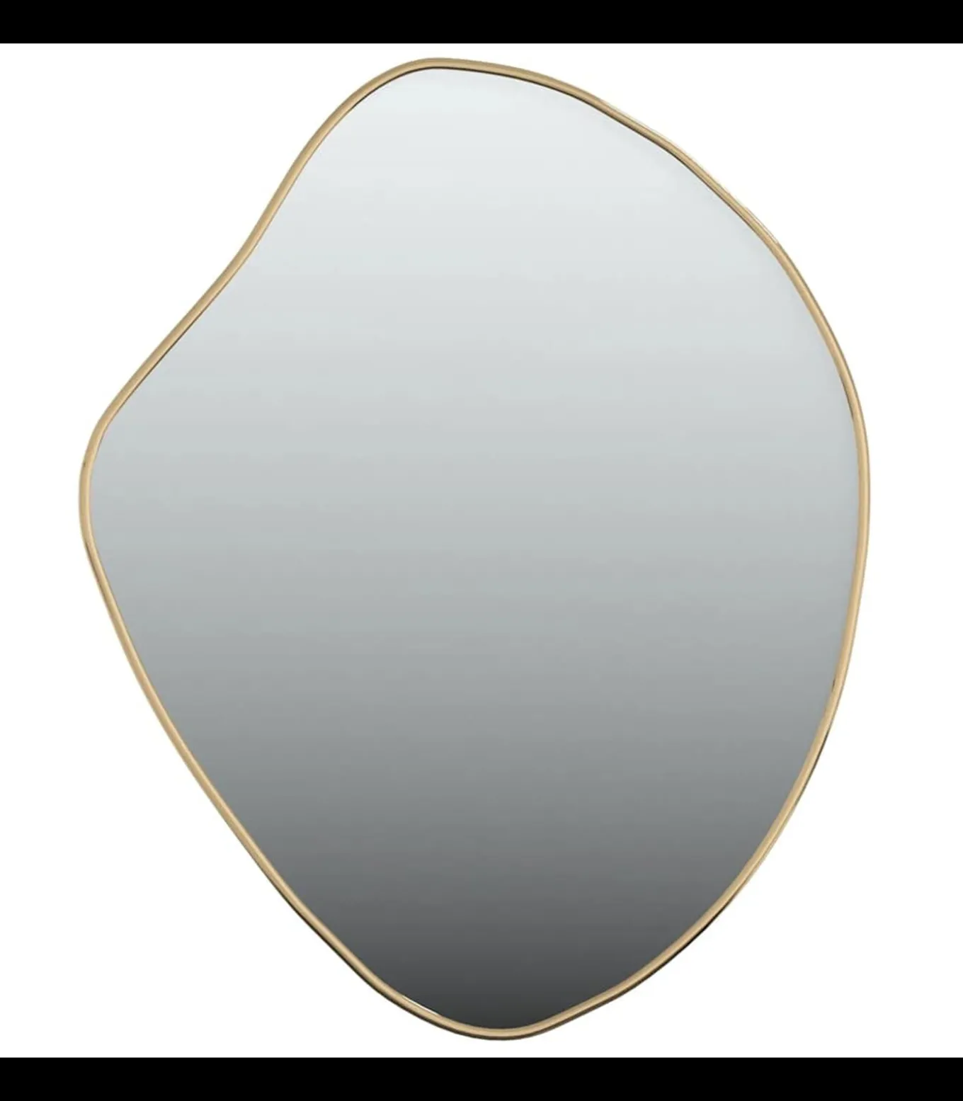 Wandspiegel 50x40 cm goudkleurig