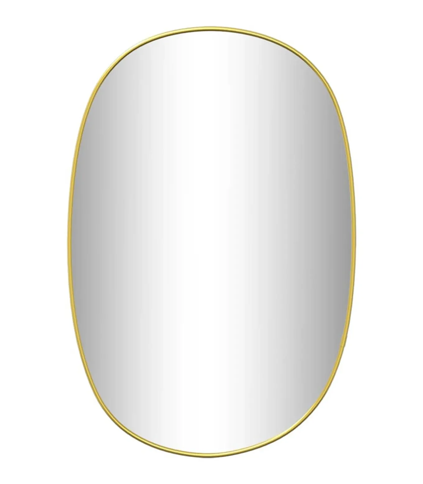 Wandspiegel 60x40 cm goudkleurig