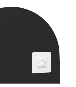 Wandspiegel 45x100 cm ovaal glas