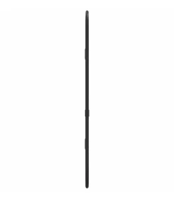 Wandspiegel 40x15 cm ovaal zwart