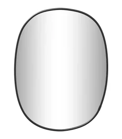 Wandspiegel 40x30 cm zwart