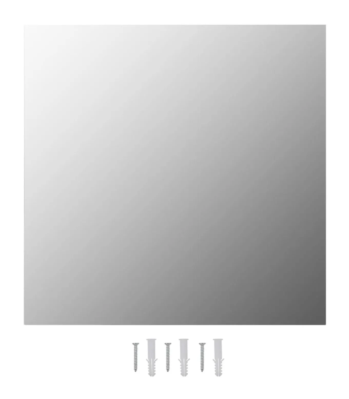 Wandspiegels 2 st vierkant 40x40 cm glas