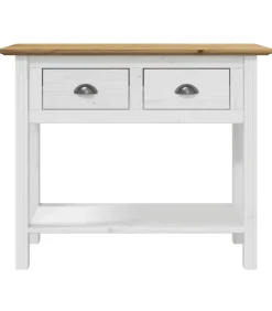 Wandtafel BODO 91x35x74 cm massief grenenhout bruin