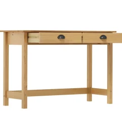 Wandtafel Hill 2 lades 110x45x74 cm massief grenenhout