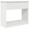 Wandtafel met lades 85,5x38,5x74,5 cm wit