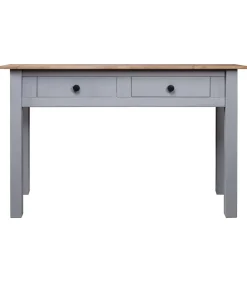 Wandtafel Panama Range 110x40x72 cm massief grenenhout grijs