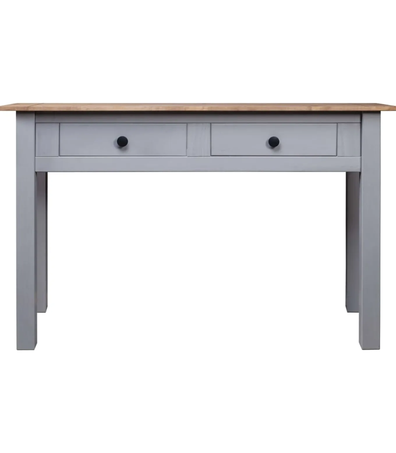 Wandtafel Panama Range 110x40x72 cm massief grenenhout grijs