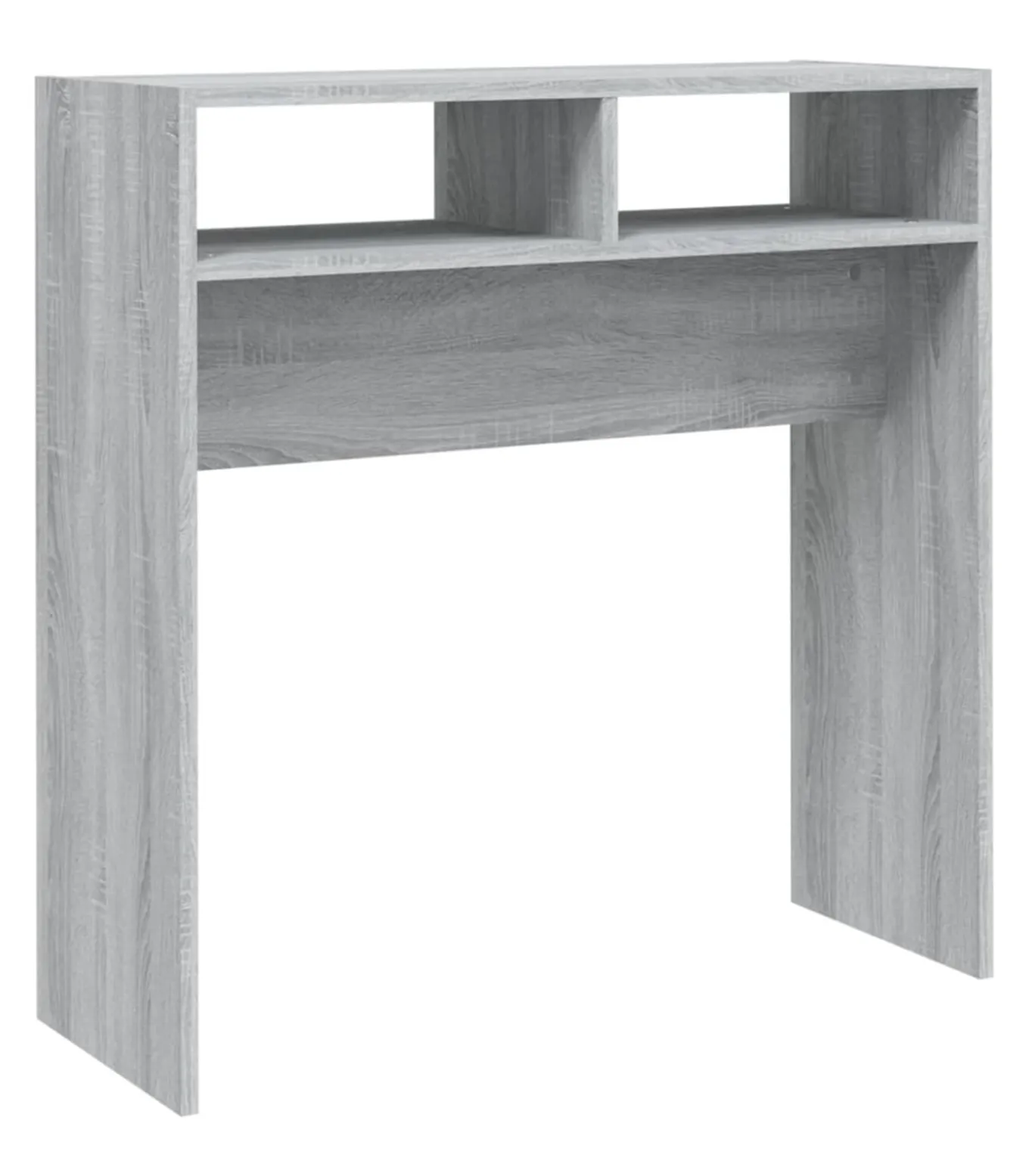 Wandtafel 78x30x80 cm bewerkt hout grijs sonoma eikenkleurig