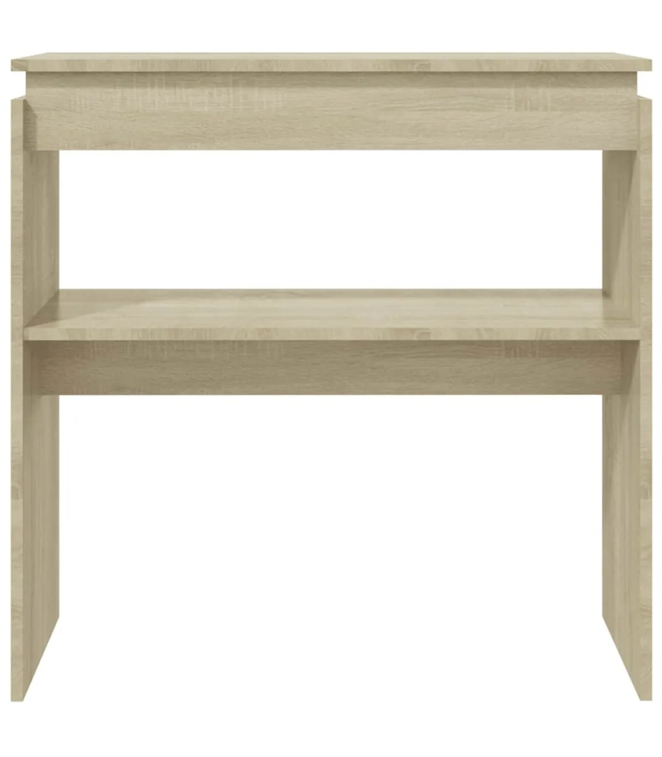 Wandtafel 80x30x80 cm bewerkt hout sonoma eikenkleurig