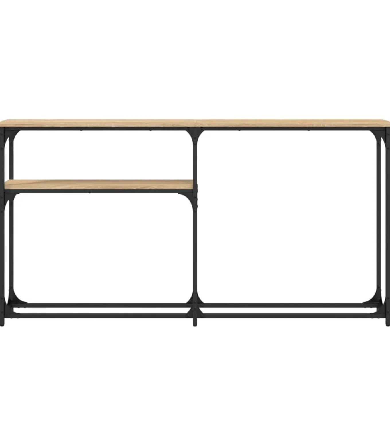 Wandtafel 145x22,5x75 cm bewerkt hout sonoma eikenkleurig