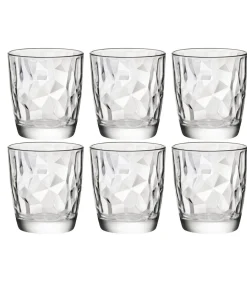 Waterglazen Diamond - 390 ml - 6 stuks