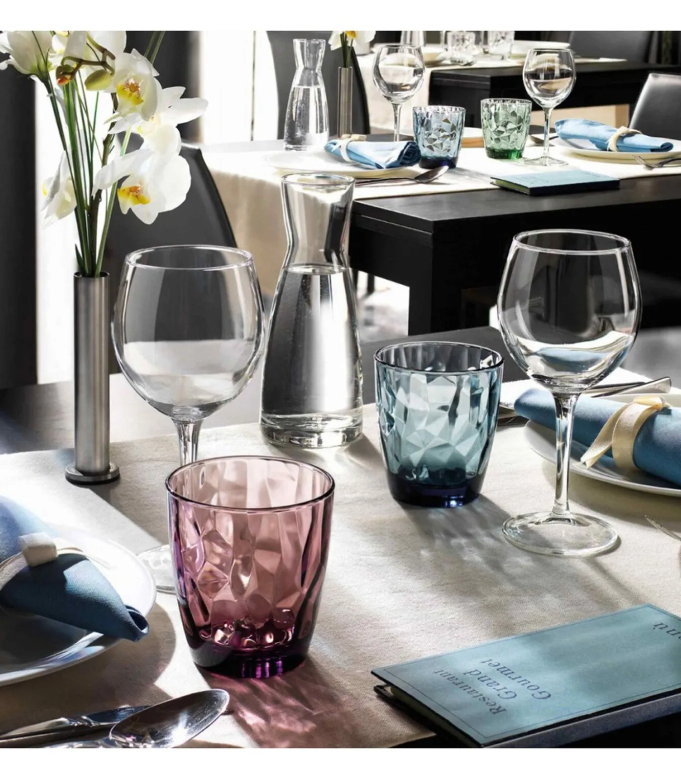 Waterglazen Diamond - 390 ml - 6 stuks