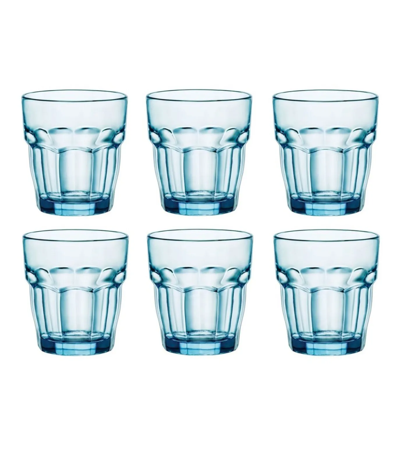 Waterglazen Rock Bar - Blauw - 270 ml - 6 stuks