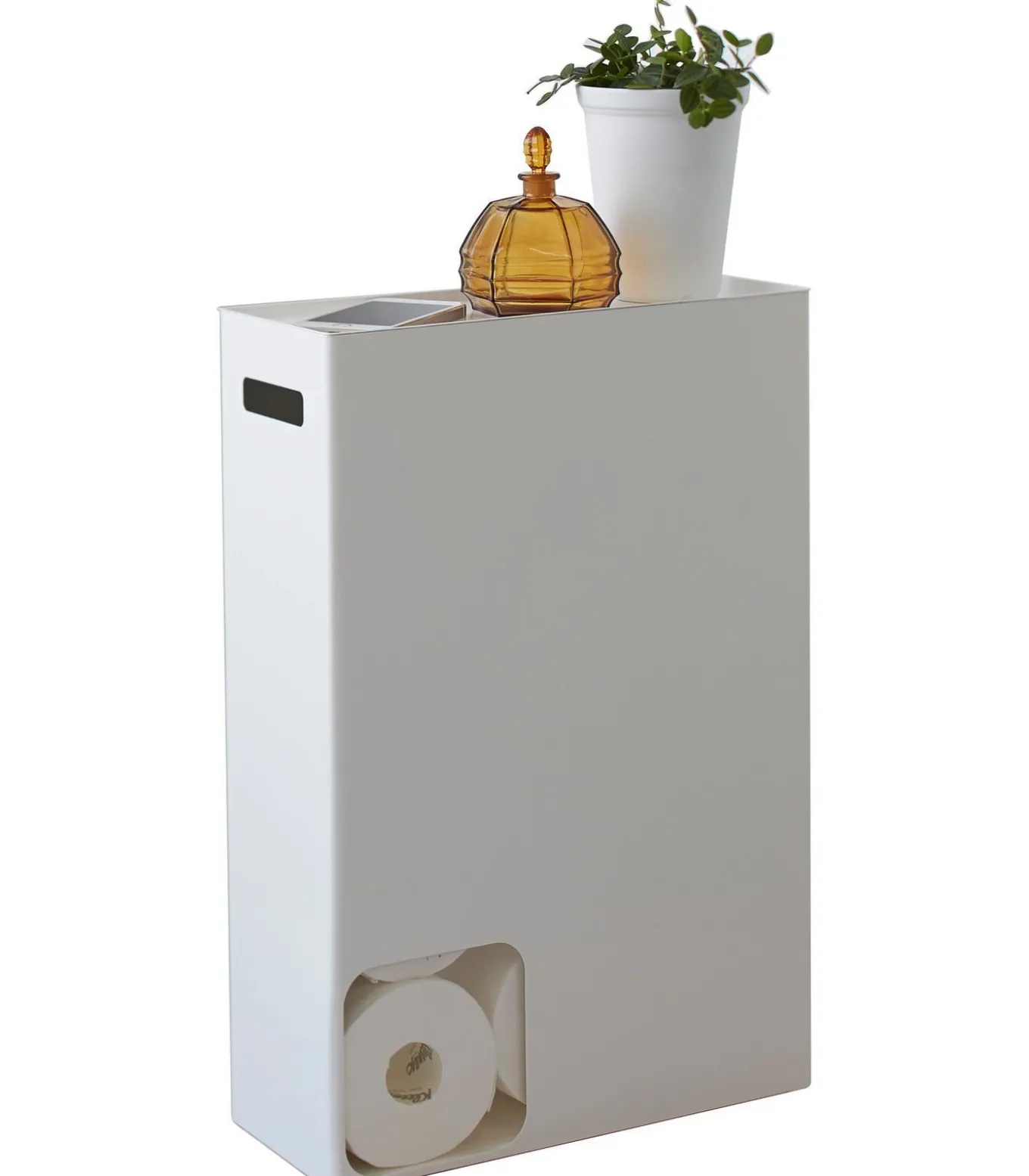 WC Rolhouder - Plate - Wit