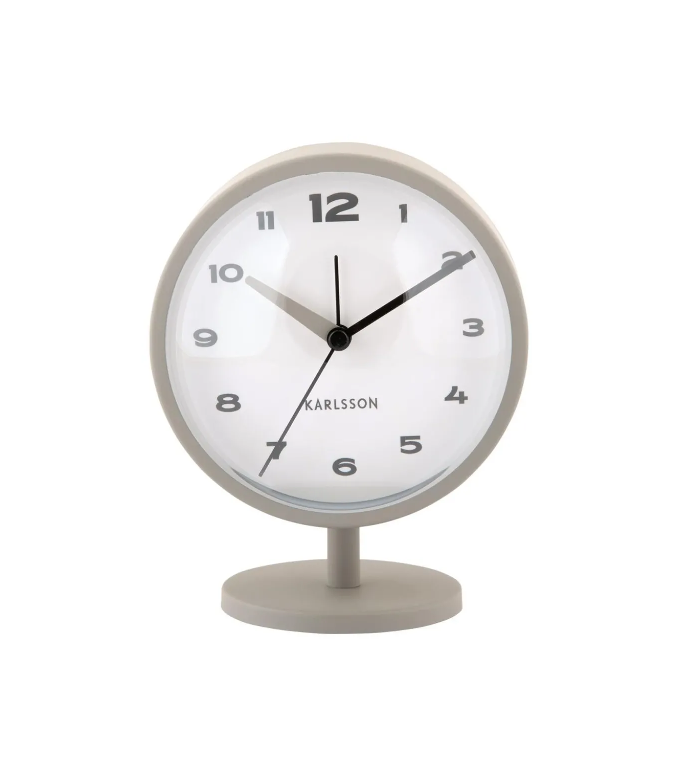 Wekker Brisk Dome - Donkergrijs - 6.5x11x13.8cm