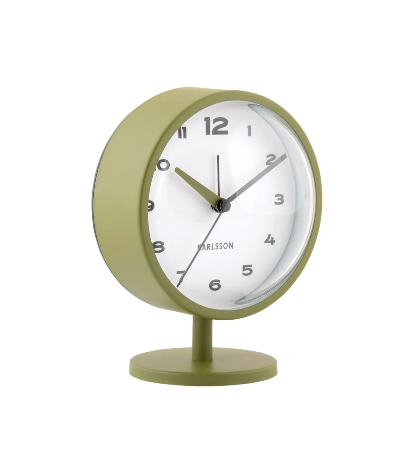Wekker Brisk Dome - Legergroen - 6.5x11x13.8cm