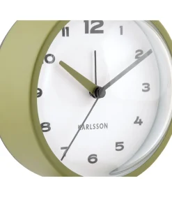 Wekker Brisk Dome - Legergroen - 6.5x11x13.8cm