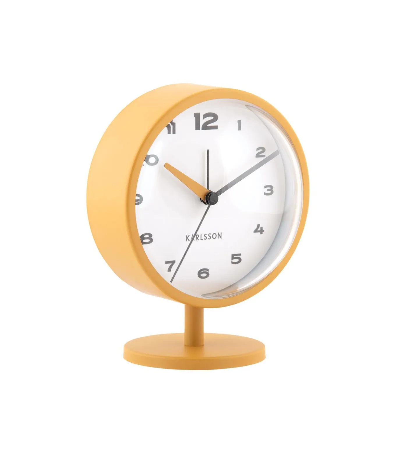 Wekker Brisk Dome - Okergeel - 6.5x11x13.8cm