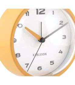 Wekker Brisk Dome - Okergeel - 6.5x11x13.8cm