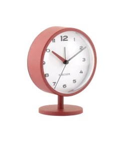 Wekker Brisk Dome - Rode oker - 6.5x11x13.8cm