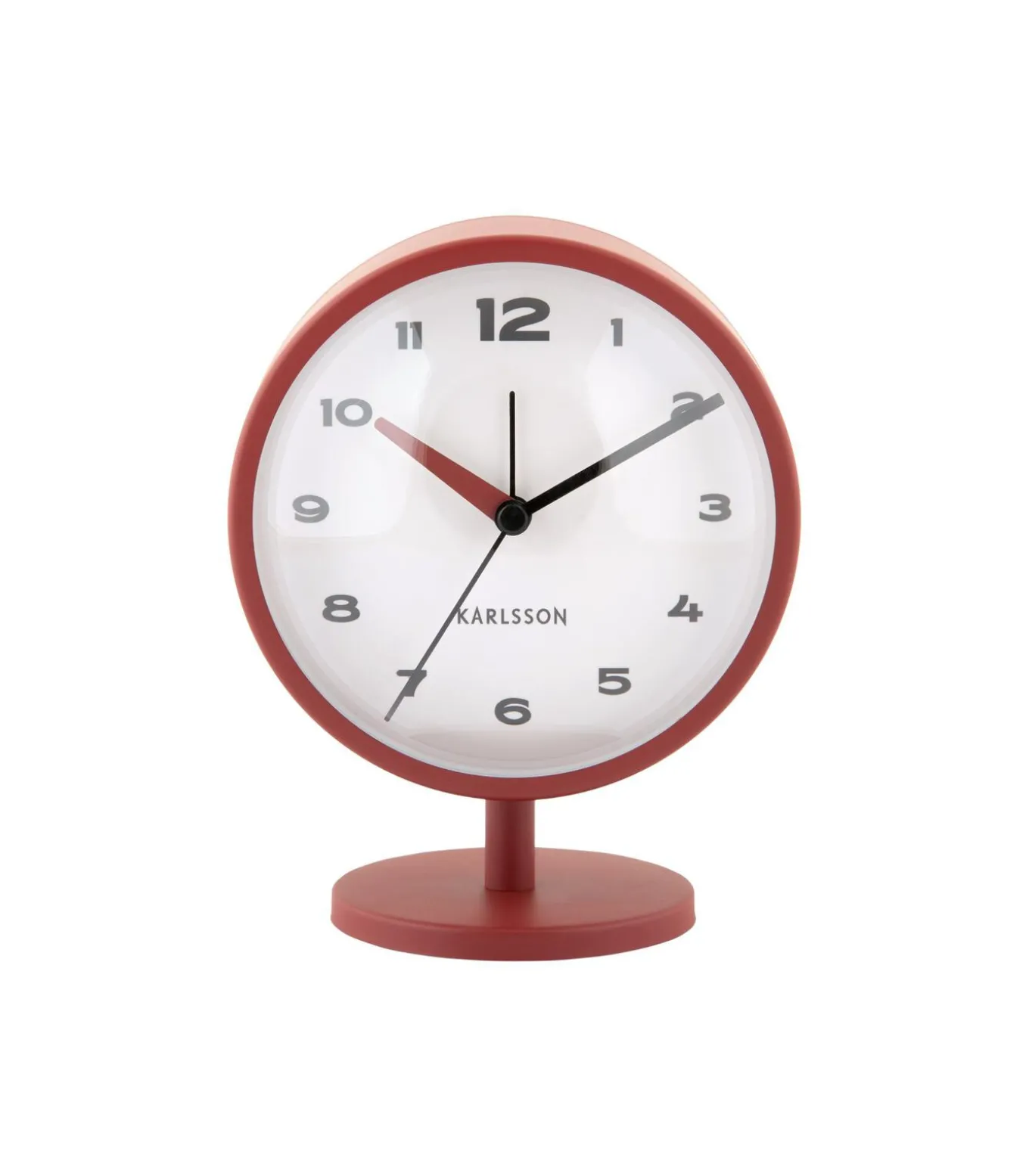 Wekker Brisk Dome - Rode oker - 6.5x11x13.8cm