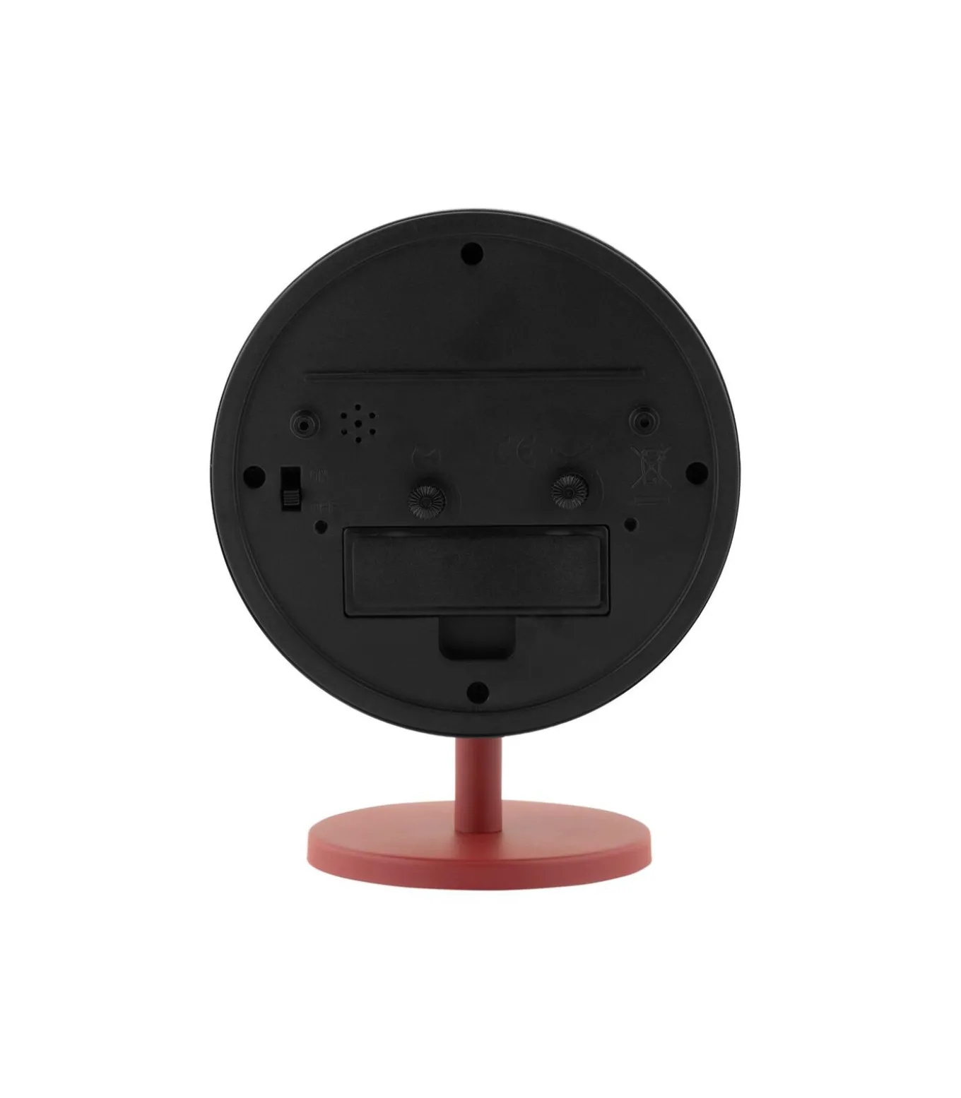 Wekker Brisk Dome - Rode oker - 6.5x11x13.8cm