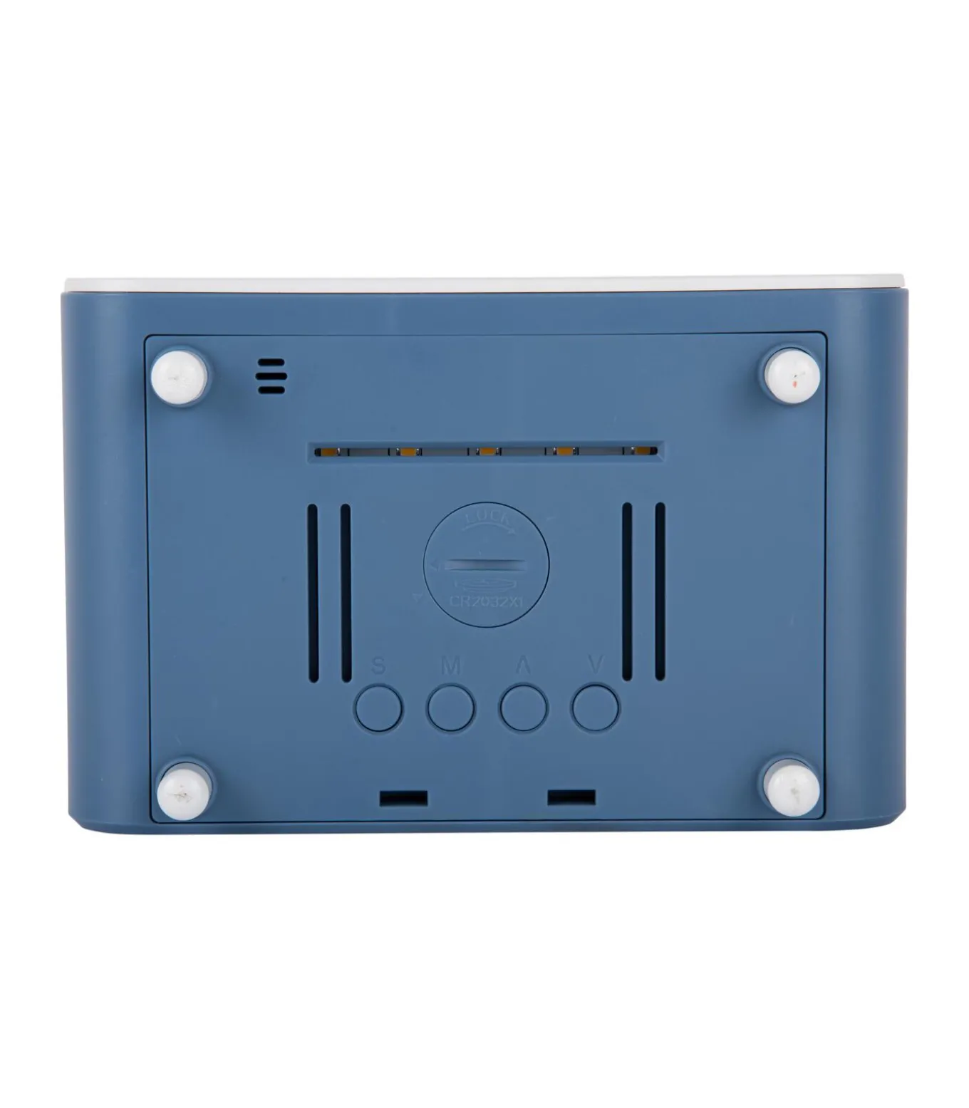 Wekker Chunky Led - Klassiek blauw - 17x11x8.6cm