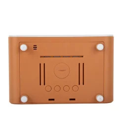 Wekker Chunky Led - Okergeel - 17x11x8.6cm