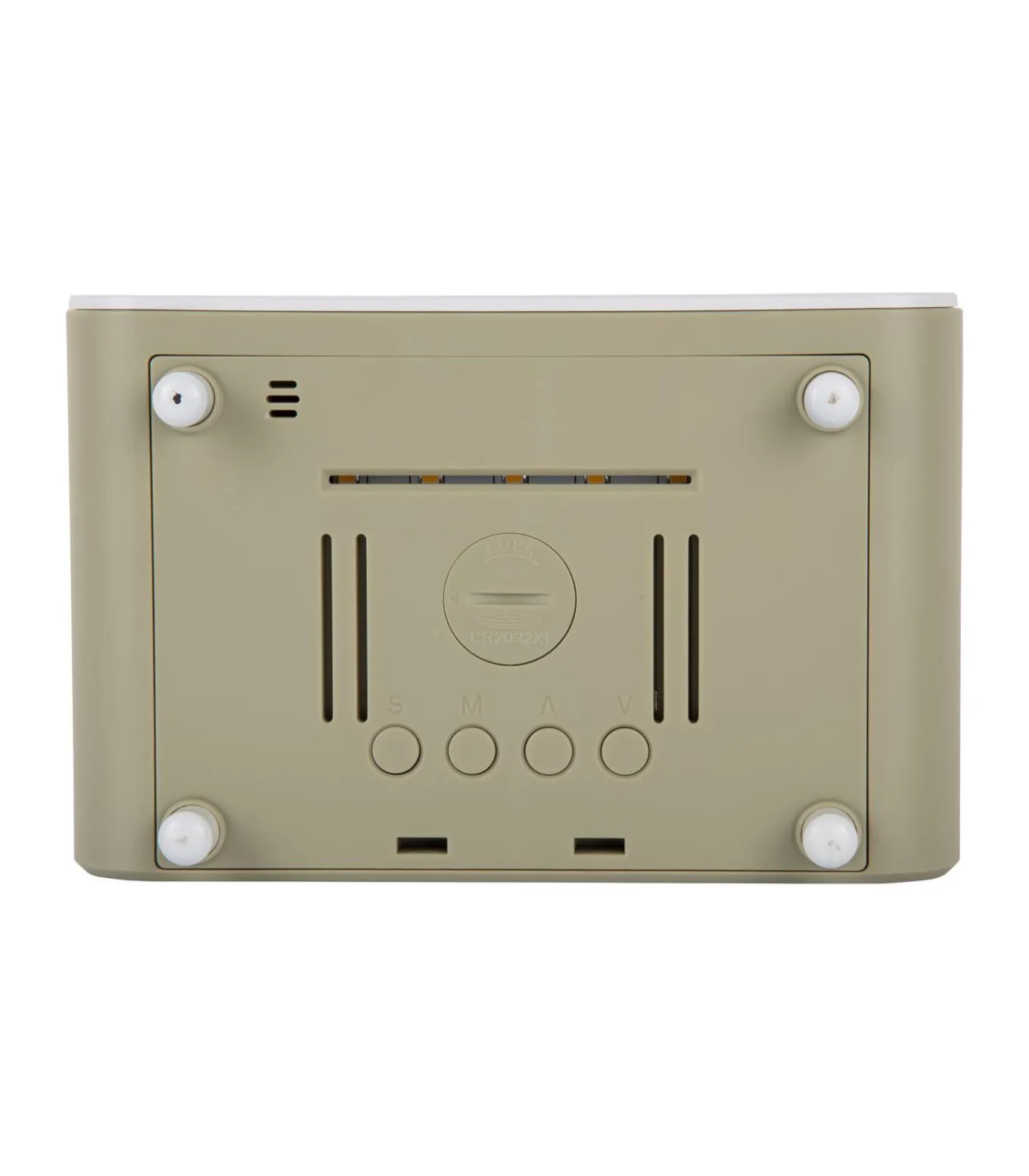 Wekker Chunky Led - Theegroen - 17x11x8.6cm