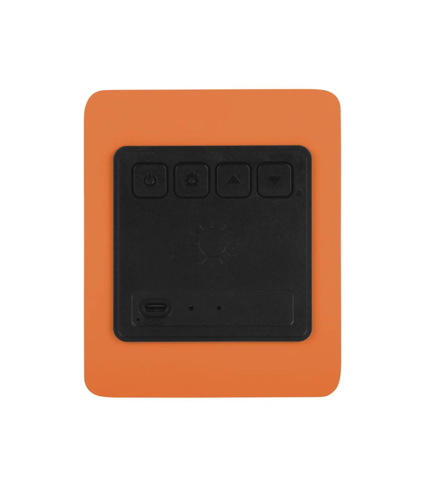 Wekker Funky Vibes - Helderoranje - 9.5x6.5x11.5cm